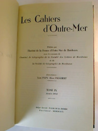 Les+Cahiers+d%27+Outre-Mer.+-++Tom+9+%2F+1956%2C+No.+33+-+36+%28gebundener++Jg.-Bd.%29