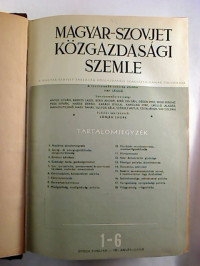 Magyar-szovjet+k%C3%B6zgazdas%C3%A1gi+szemle.+-+1951%2C+1+-+6+%28Jan.+-+Juni%2C+gebunden+in+1+Bd.%29