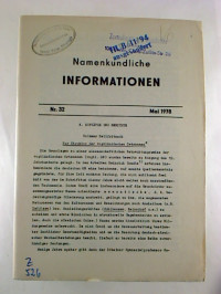 Namenkundliche+Informationen+-+Nr.+32%2C+Mai+1978.