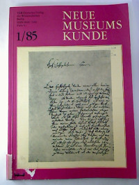 Neue+Museumskunde.+-+28.+Jg.+%2F+1985%2C+Heft+1+-+Theorie+und+Praxis+der+Museumsarbeit.