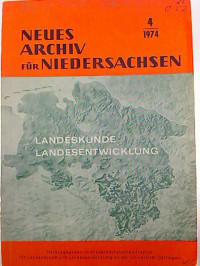 Neues+Archiv+f%C3%BCr+Niedersachsen.+-+Band+23%2C+Heft+4+%2F+November+1974+%28Einzelheft%29