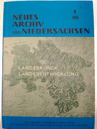 Neues+Archiv+f%C3%BCr+Niedersachsen.+-+Band+24%2C+Heft+3+%2F+November+1975+%28Einzelheft%29