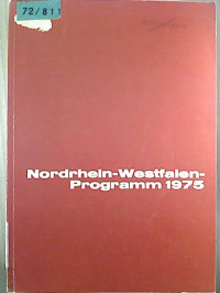 Nordrhein-Westfalen-Pragramm+1975+%2F+Landesregierung+Nordrhein-Westfalen.
