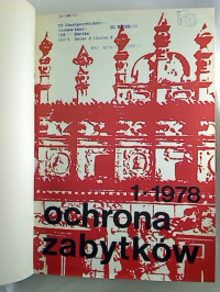 Ochrona+zabytk%C3%B3w.+-+XXXI+%2F+1978%2C+1%28120%29+-+4+%28123%29+%28gebunden+in+1+Bd.%29