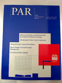 PAR+-+Volume+69+%2F+Number+1%2C+2009.+-+Public+Administration+Review.