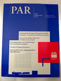 PAR+-+Volume+69+%2F+Number+2%2C+2009.+-+Public+Administration+Review.