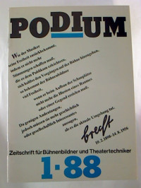 Podium+1988+%2F+Heft+1.+-+Zeitschrift+f%C3%BCr+B%C3%BChnenbildner+und+Theatertechniker.%28Organ+der+Sektion+DDR+der+OISTAT%29