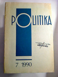 Poliitika.+-+1990%2C+Nr.+7+%281+Einzelheft%29