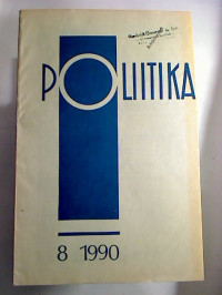 Poliitika.+-+1990%2C+Nr.+8+%281+Einzelheft%29