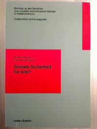 Richard+Hauser+%2F+Thomas+Olk+%28Hg.%29%3ASoziale+Sicherheit+f%C3%BCr+alle%3F