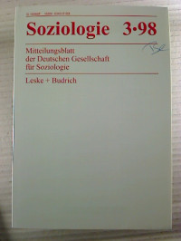 Soziologie+-+Heft+3%2C+1998.+-+Mitteilungsblatt+der+Deutschen+Gesellschaft+f%C3%BCr+Soziologie.