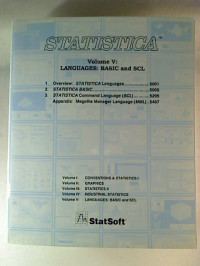 Statistica+for+the+Macintosh.+-+Volumes+I-V+%281994%29+%2B+Statistica+Neural+Networks+%281998%29+%2F+6+books.