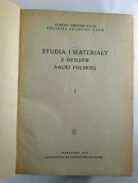 Studia+i+materialy+z+dziej%C3%B3w+nauki+polskiej.+1.