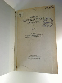 Suomen+osuuskauppojen+liiketilasto.+-+X%2C+1917.+-+Julkaissut+Suomen++osuuskauppojen+keskusosuuskunta.+R.+L.