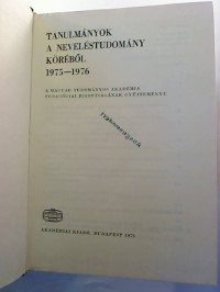 Tanulm%C3%A1nyok+a+Nevel%C3%A9studom%C3%A1ny+K%C3%B6r%C3%A9b%C3%B6l+1975+-+1976.