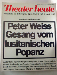 Theater+heute+-+Heft+6%2F1967%2C+8.+Jahrgang+-+Die+deutsche+Theaterzeitschrift+f%C3%BCr+Schauspiel%2C+Oper%2C+Ballett