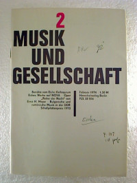 Verband+Deutscher+Komponisten+und+Musikwissenschaftler+%28Hg.%29%3AMusik+und+Gesellschaft.+-+24.+Jahrg.+%2F+Heft+2+-+Februar+1974.