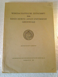 Wissenschaftliche+Zeitschrift+Ernst-Moritz-Arndt-Universit%C3%A4t+Greifswald.+-+Mathematisch-naturwissenschaftliche+Reihe.+-+X.+Jg.++%2F+1961+Nr.+1%2F2+%28Einzelheft.%29