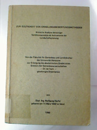 Wolfgang+Harfst%3AZur+G%C3%BCltigkeit+von+Erholungsbewertungsmethoden.+-+Kritische+Analyse+derzeitiger+Verfahrensans%C3%A4tze+als+Instrumente+der+Landschaftsplanung.