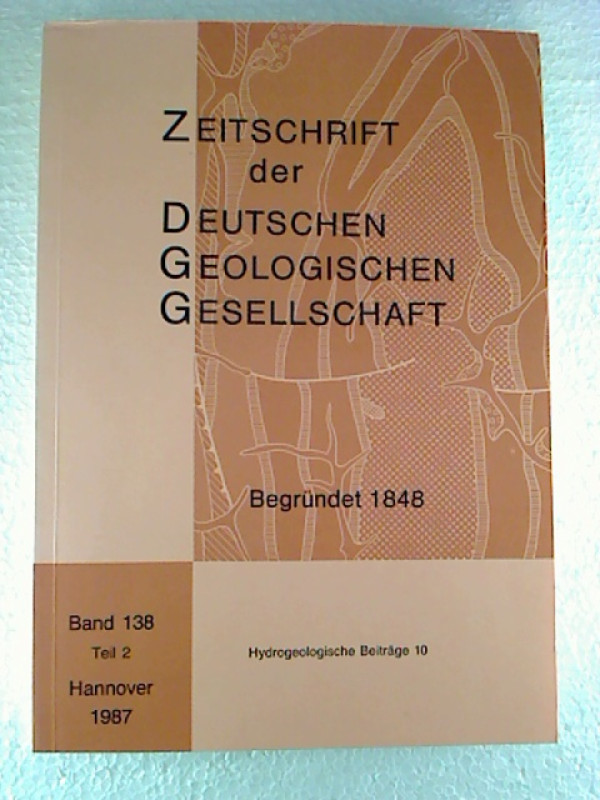 Hans+Dietrich+Lang+%28SL%29%3AZeitschrift+der+Deutschen+Geologischen+Gesellschaft.+-+Band+138+%2F+1987%3A+Teil+2.
