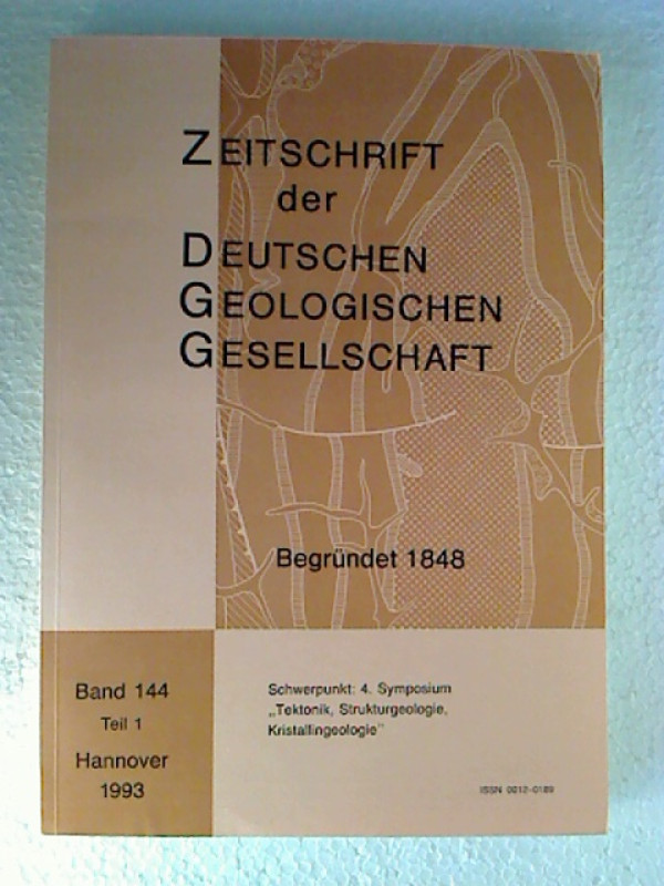 Hans+Dietrich+Lang+%28SL%29%3AZeitschrift+der+Deutschen+Geologischen+Gesellschaft.+-+Band+144+%2F+1993%3A+Teil+1.