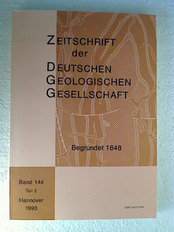 Hans+Dietrich+Lang+%28SL%29%3AZeitschrift+der+Deutschen+Geologischen+Gesellschaft.+-+Band+144+%2F+1993%3A+Teil+2.