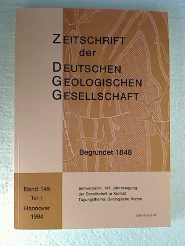 Hans+Dietrich+Lang+%28SL%29%3AZeitschrift+der+Deutschen+Geologischen+Gesellschaft.+-+Band+145+%2F+1994%3A+Teil+1.