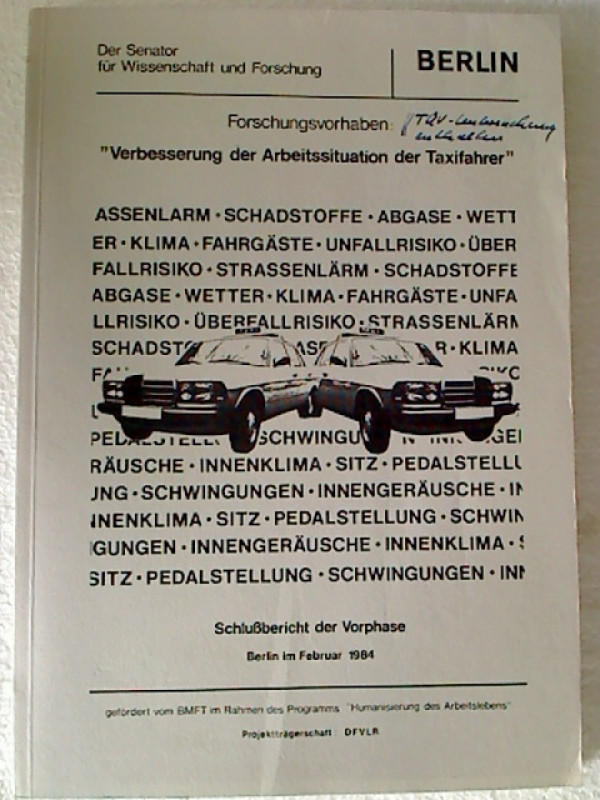 Herbert+M%C3%A4rtin+u.a.%3AVerbesserung+der+Arbeitssituation+der+Taxifahrer.+-+Schlussbericht+der+Vorphase.