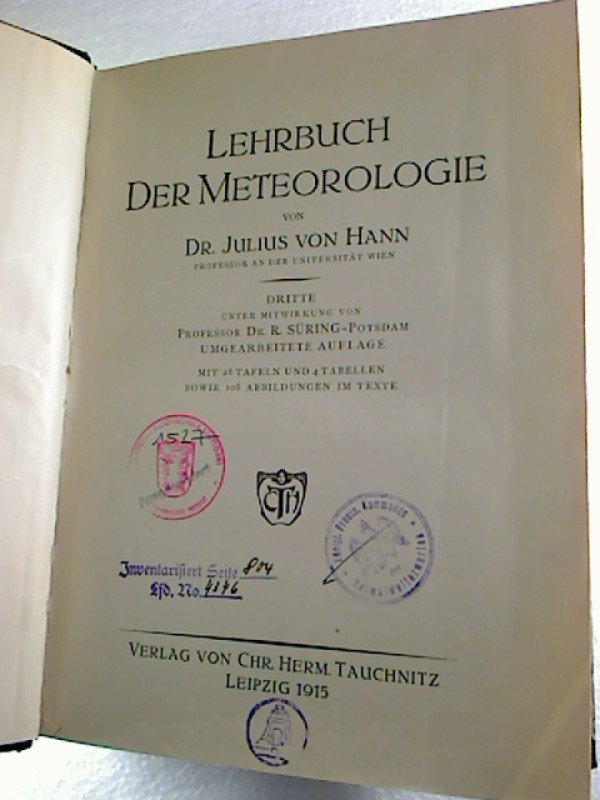 Julius+von+Hann%3ALehrbuch+der+Meteorologie.