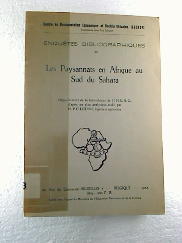 P.+C.+Lefevre%3ALes+Paysannats+en+Afrique+au+Sud+du+Sahara.