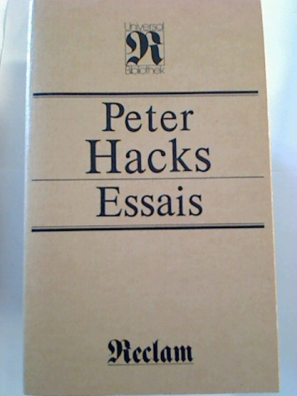 Peter+Hacks%3AEssais.