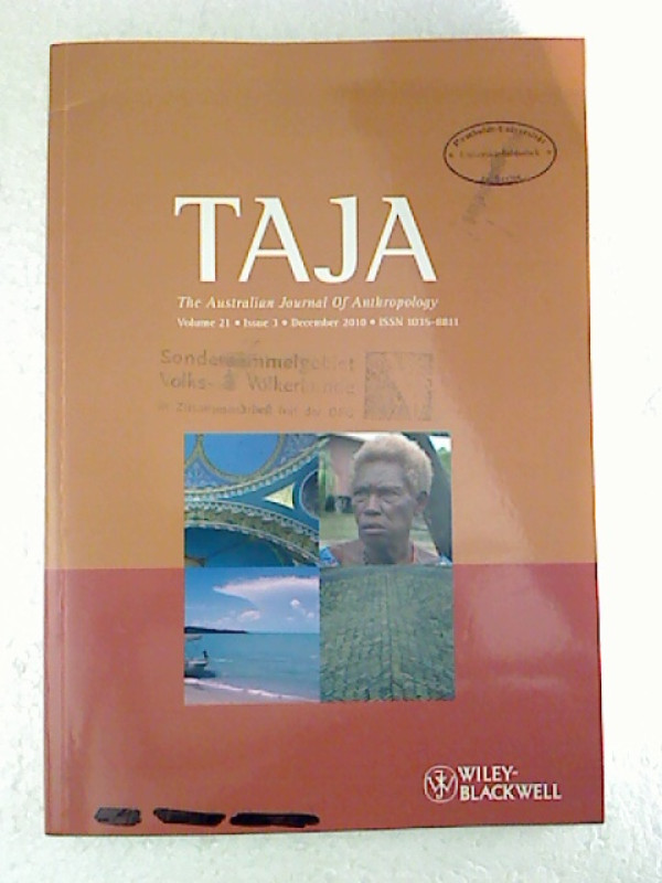 TAJA+-+Volume+21+%2F+Issue+3%2C+December+2010.+-+The+Australian+Journal+Of+Anthropology.