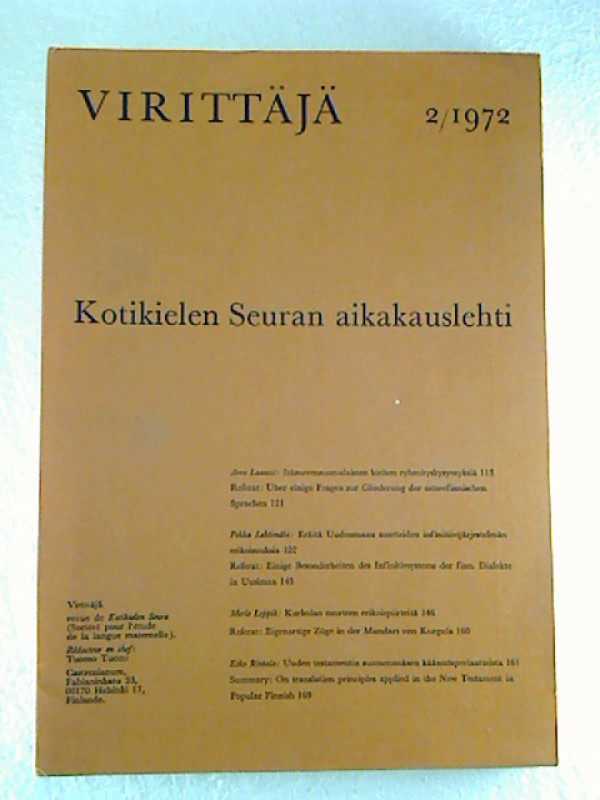 Tuomo+Tuomi+%28Chef-Rd.%29%3AViritt%C3%A4j%C3%A4+-+1972+%2F+2.+-+Kotikielen+Seuran+Aikakauslehti.
