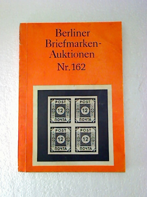 Wolfgang+Hadersbeck+%2F+Heinz+M%C3%BCller%3ABriefmarken+Auktion+Nr.+162